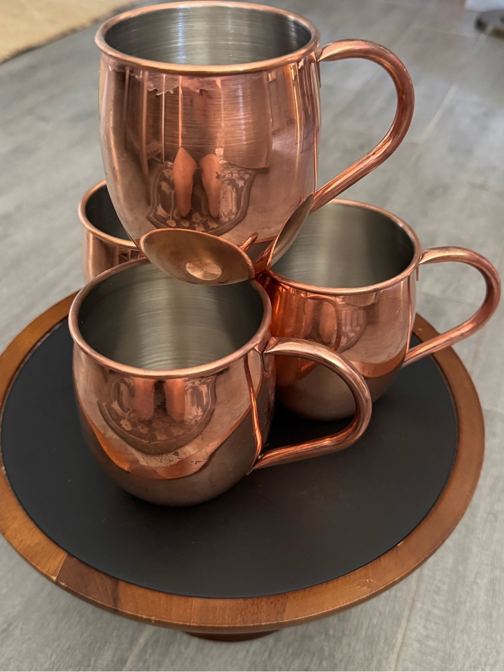 Copper Moscow Mule Mugs - Set of 4
